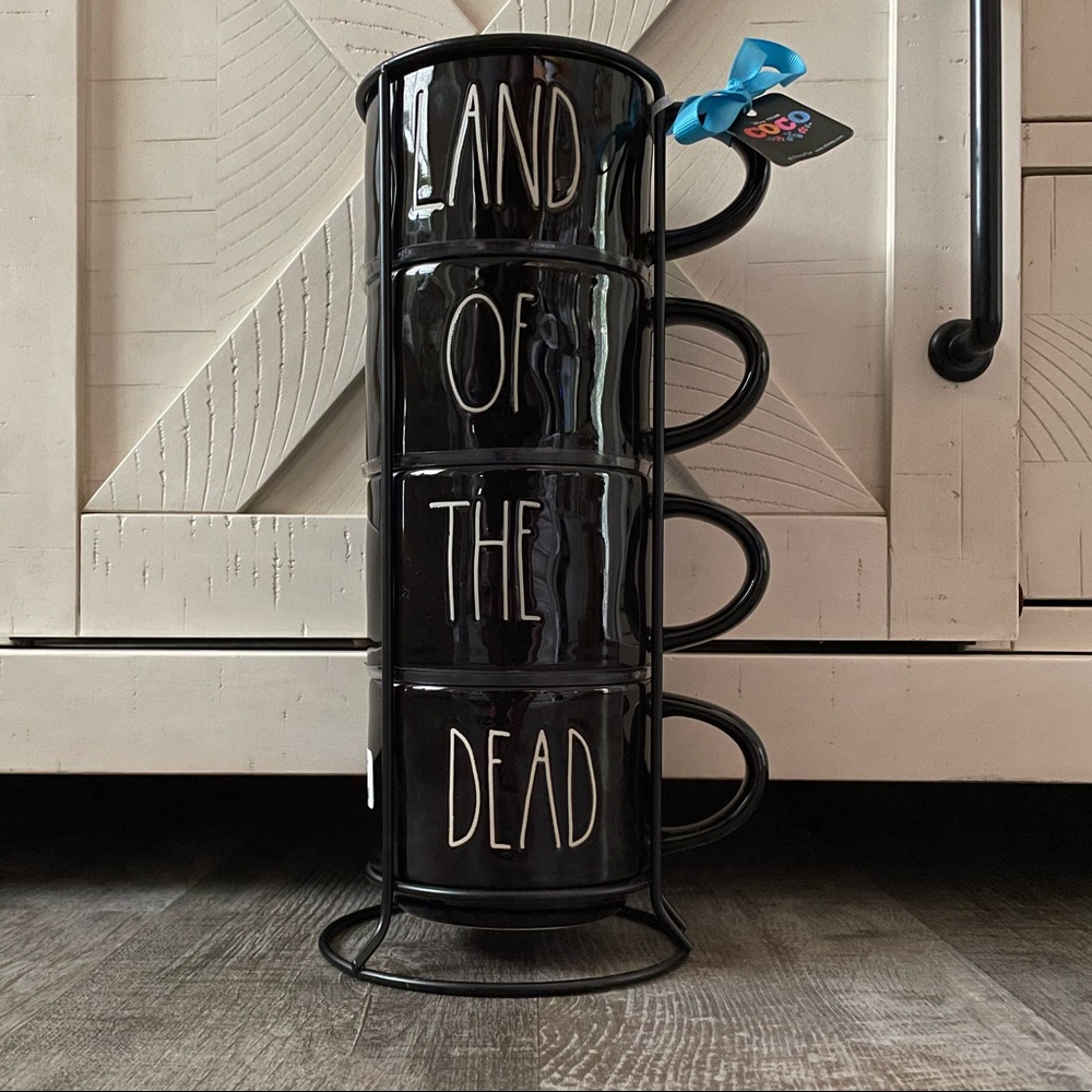 Rae Dunn Disney Pixar Coco mug stack